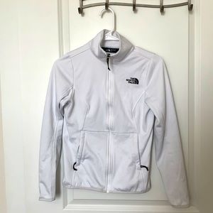 XS - The Northface white zip-up